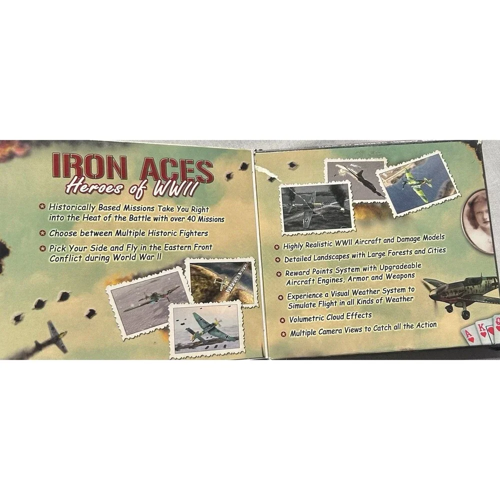 Iron Aces Heroes Of WWII Evolved Games PC Video Game. Pre-Owned.